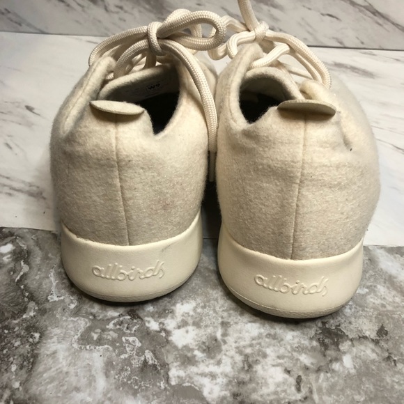 Allbirds Womens Wool Runners Size 9 Natural White - Picture 4 of 7